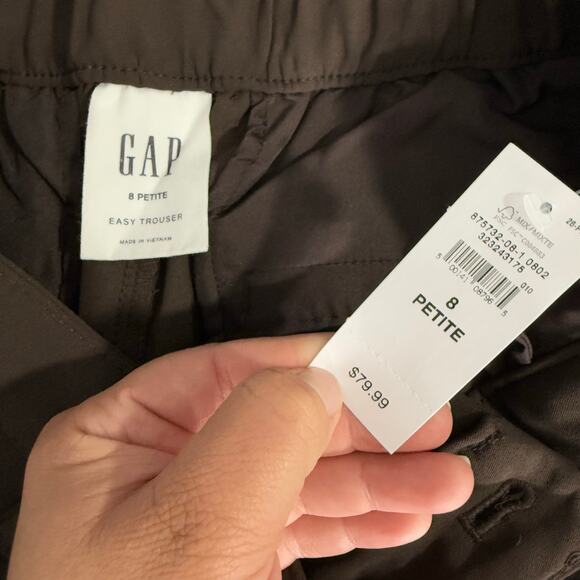 Gap Women’s Easy Crepe Trousers, Terra Brown, 8 Petite 875732 - Picture 5 of 7